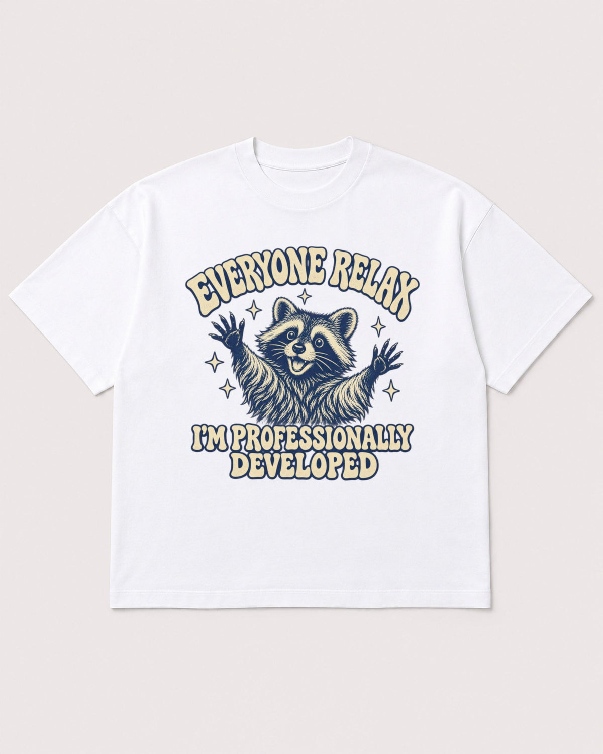 Mockup Boxy Heavyweight Tee White product