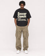 Mockup Boxy Heavyweight Tee Black male full-body 04