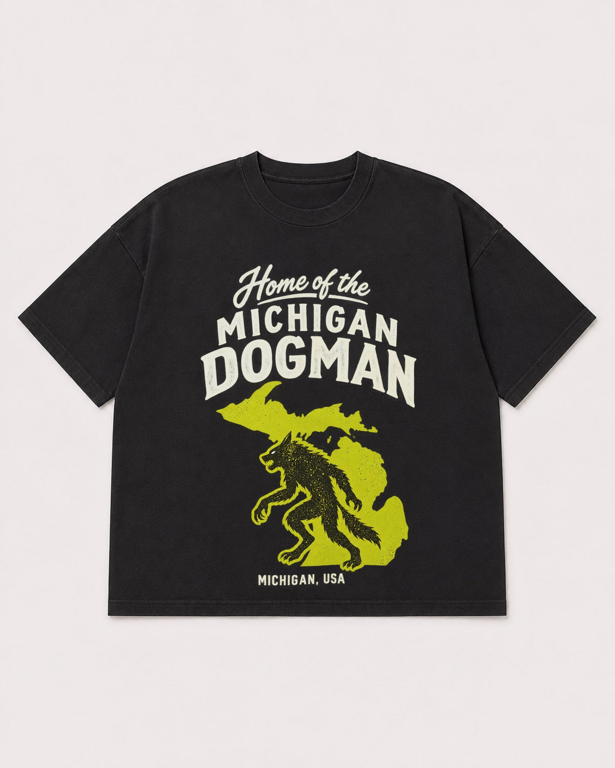 Mockup Boxy Heavyweight Tee Black product