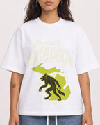 Mockup Boxy Heavyweight Tee White female close-up 06