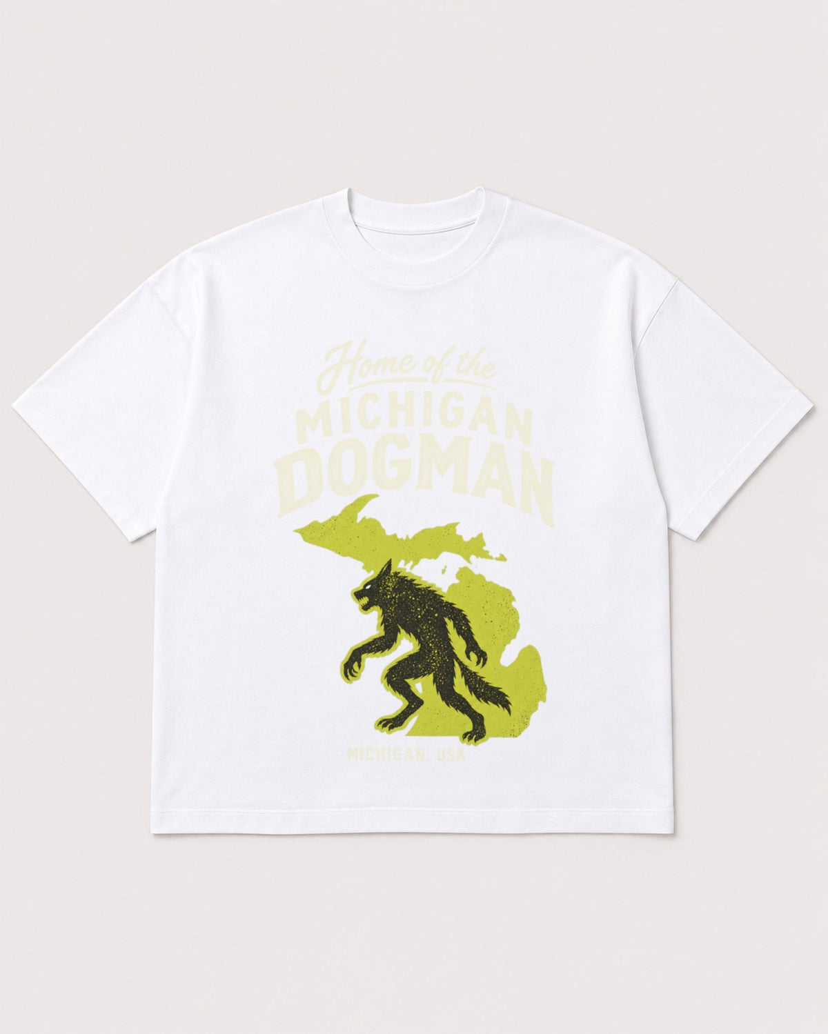 Mockup Boxy Heavyweight Tee White product