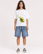 Mockup Boxy Heavyweight Tee White female full-body 06