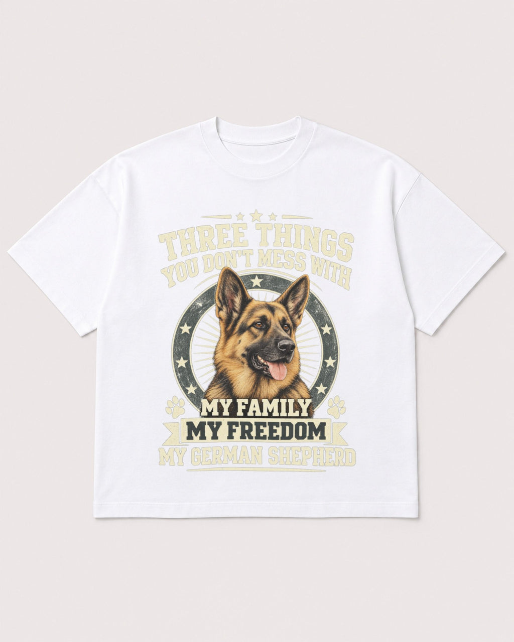 Mockup Boxy Heavyweight Tee White product