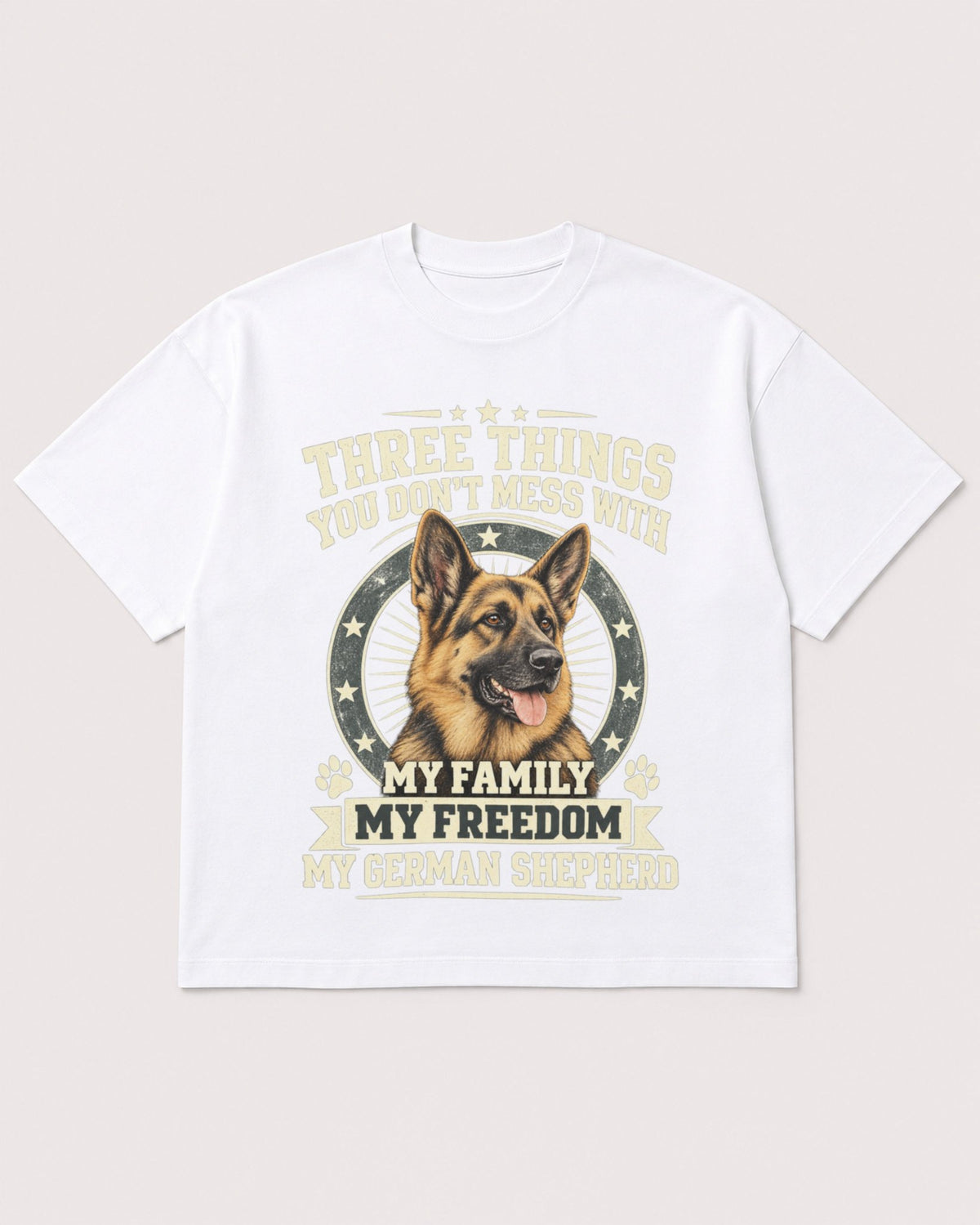 Mockup Boxy Heavyweight Tee White product