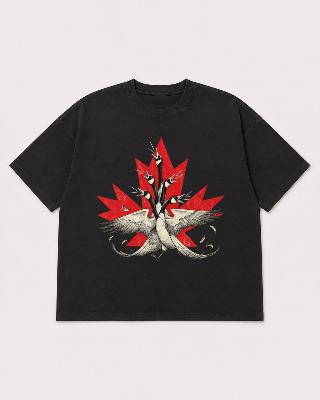 Mockup Boxy Heavyweight Tee Black product