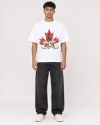 Mockup Boxy Heavyweight Tee White male full-body 20