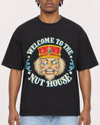 Mockup Boxy Heavyweight Tee Black male close-up 05