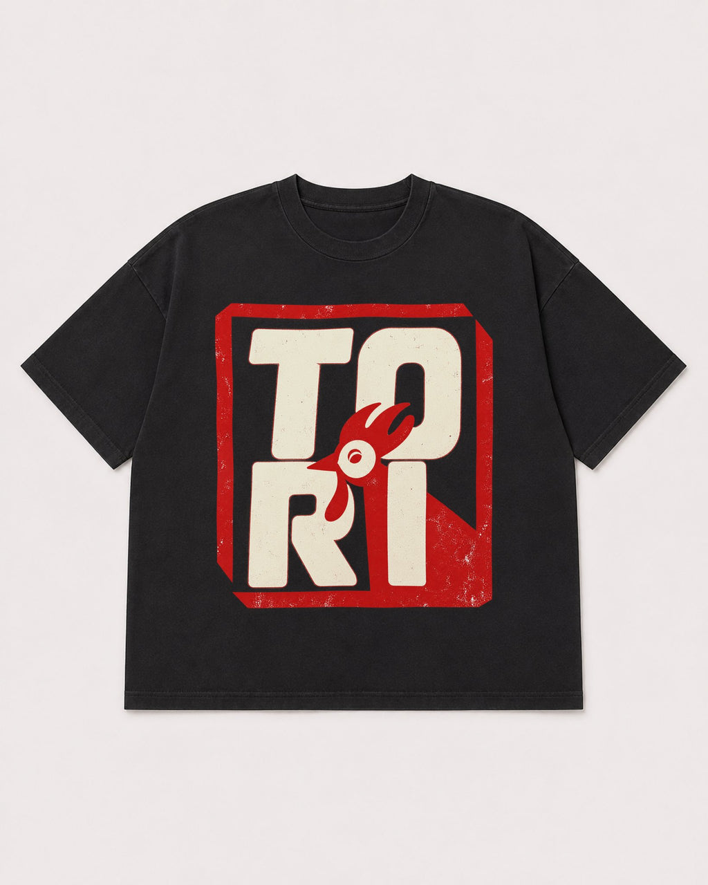 Mockup Boxy Heavyweight Tee Black product