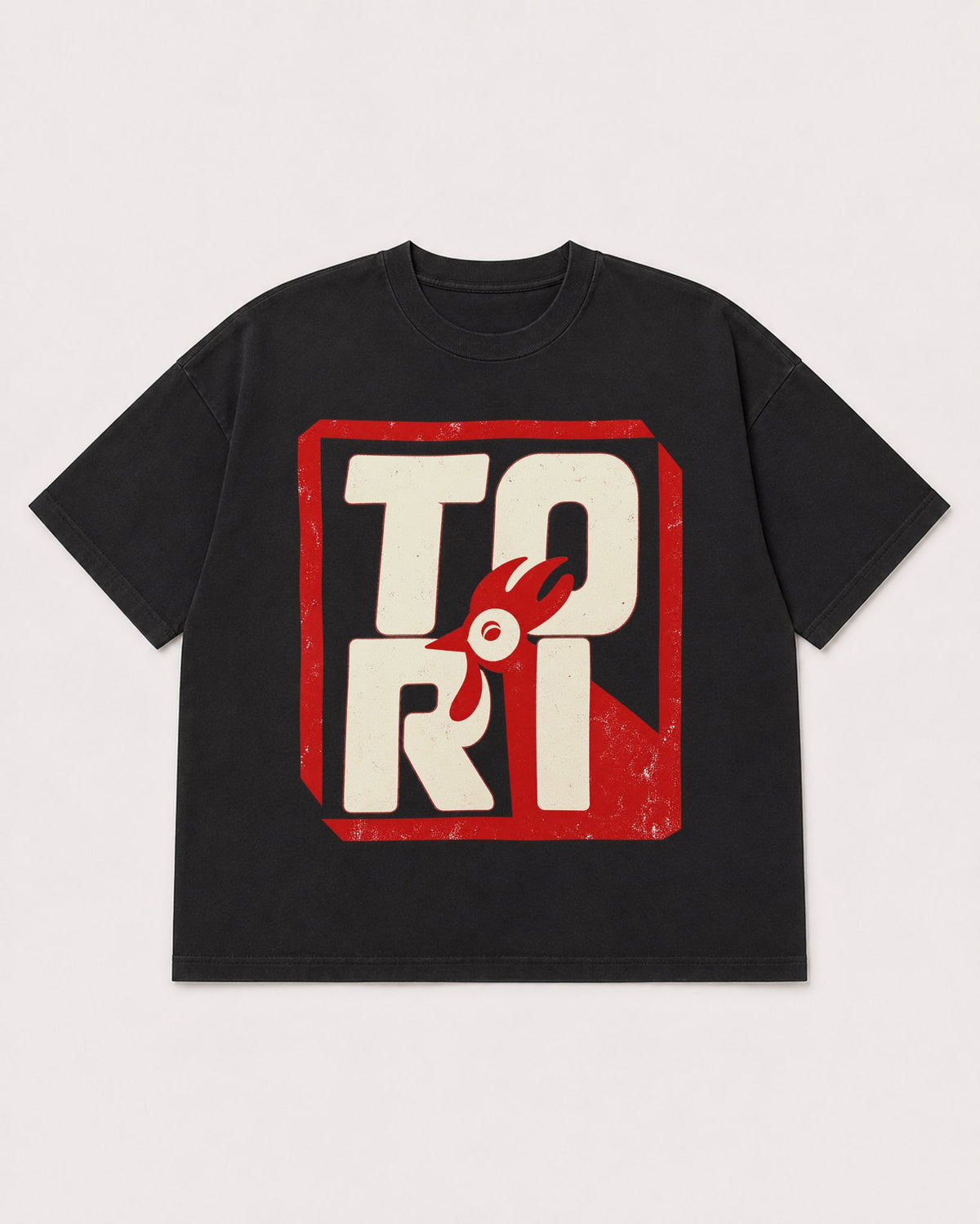 Mockup Boxy Heavyweight Tee Black product