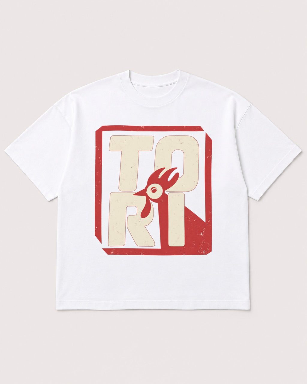 Mockup Boxy Heavyweight Tee White product