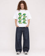 Mockup Boxy Heavyweight Tee White female full-body 09