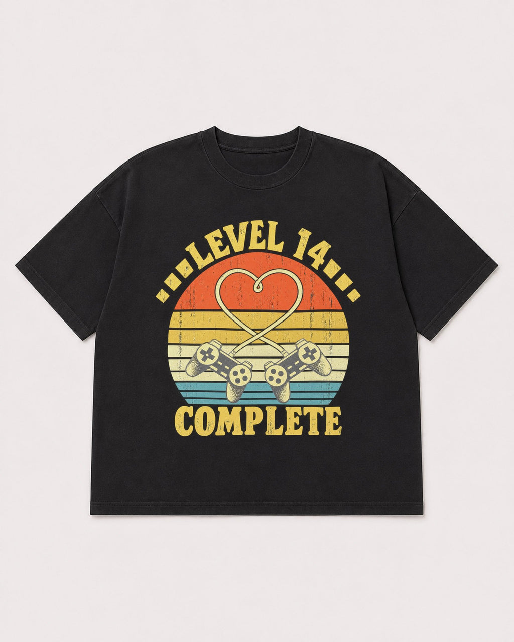 Mockup Boxy Heavyweight Tee Black product