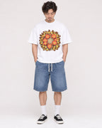 Mockup Boxy Heavyweight Tee White male full-body 03