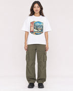 Mockup Boxy Heavyweight Tee White female full-body 02