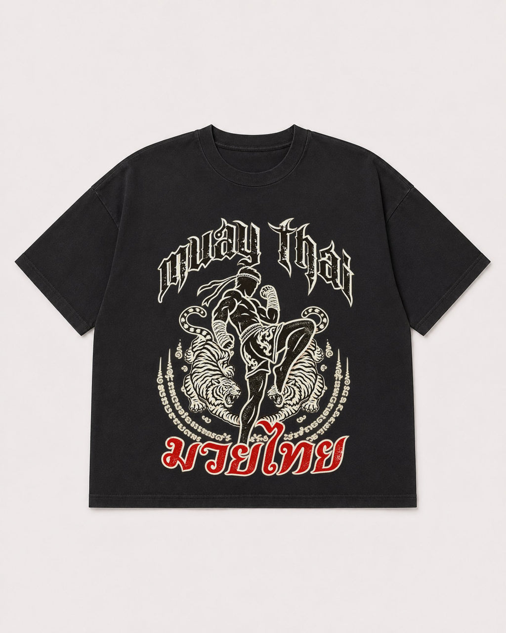 Mockup Boxy Heavyweight Tee Black product