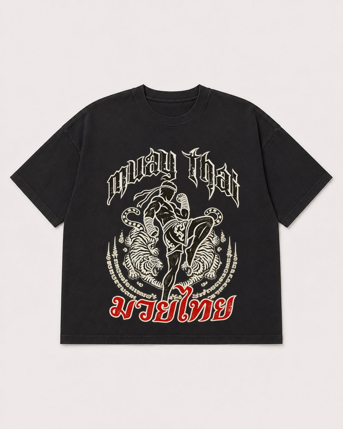 Mockup Boxy Heavyweight Tee Black product
