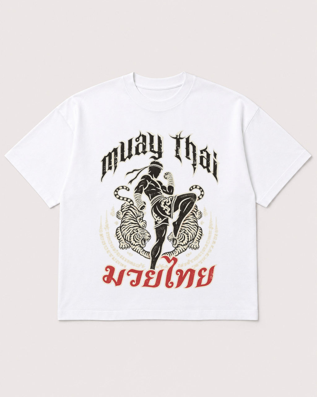 Mockup Boxy Heavyweight Tee White product