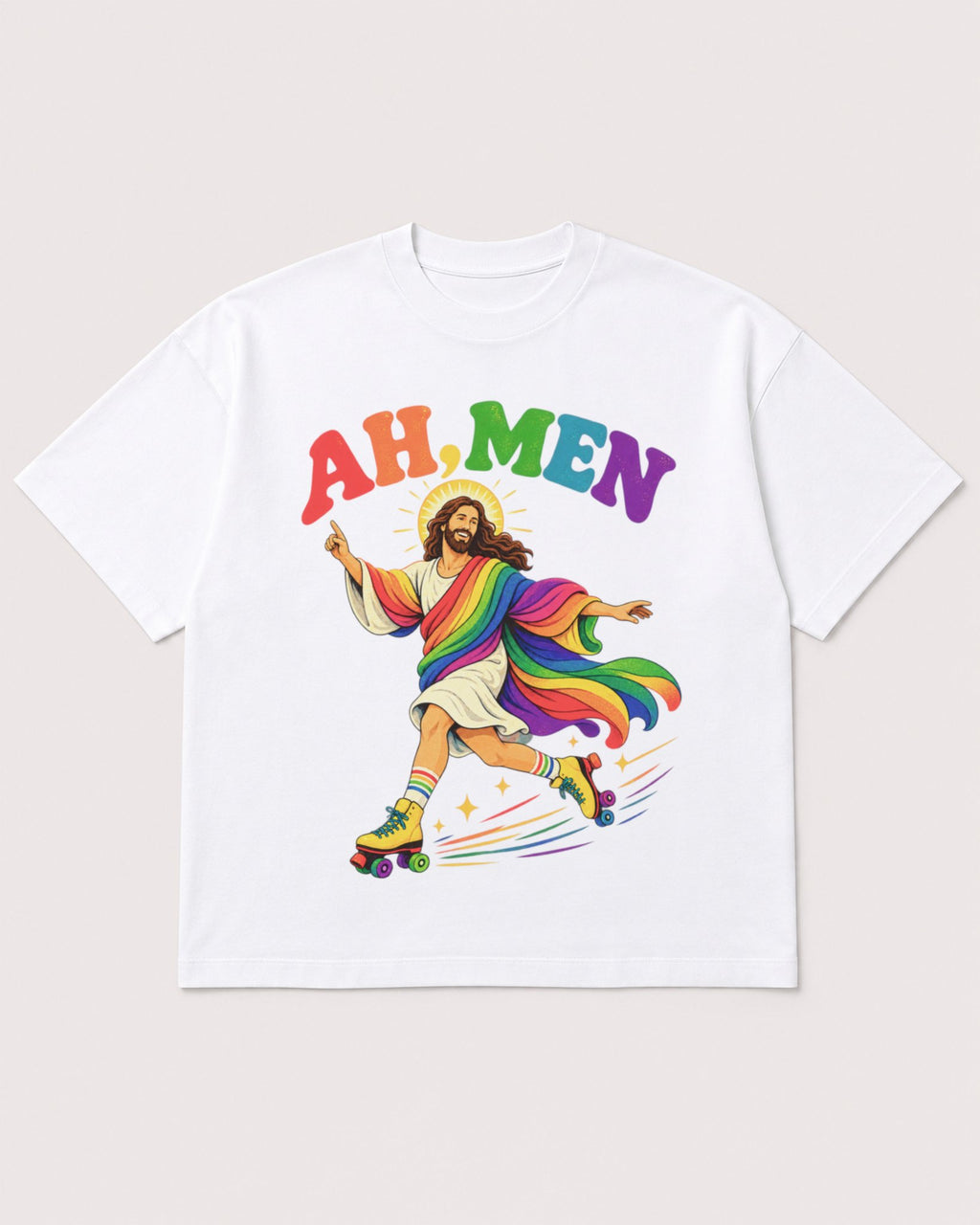 Mockup Boxy Heavyweight Tee White product