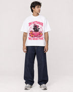 Mockup Boxy Heavyweight Tee White male full-body 06