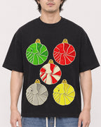 Mockup Boxy Heavyweight Tee Black male close-up 03