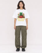 Mockup Boxy Heavyweight Tee White female full-body 02