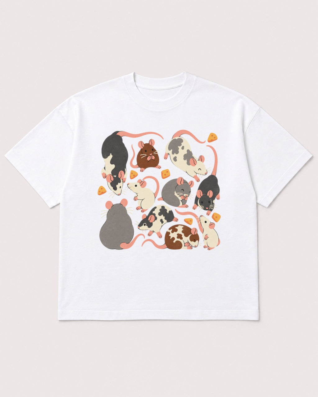 Mockup Boxy Heavyweight Tee White product