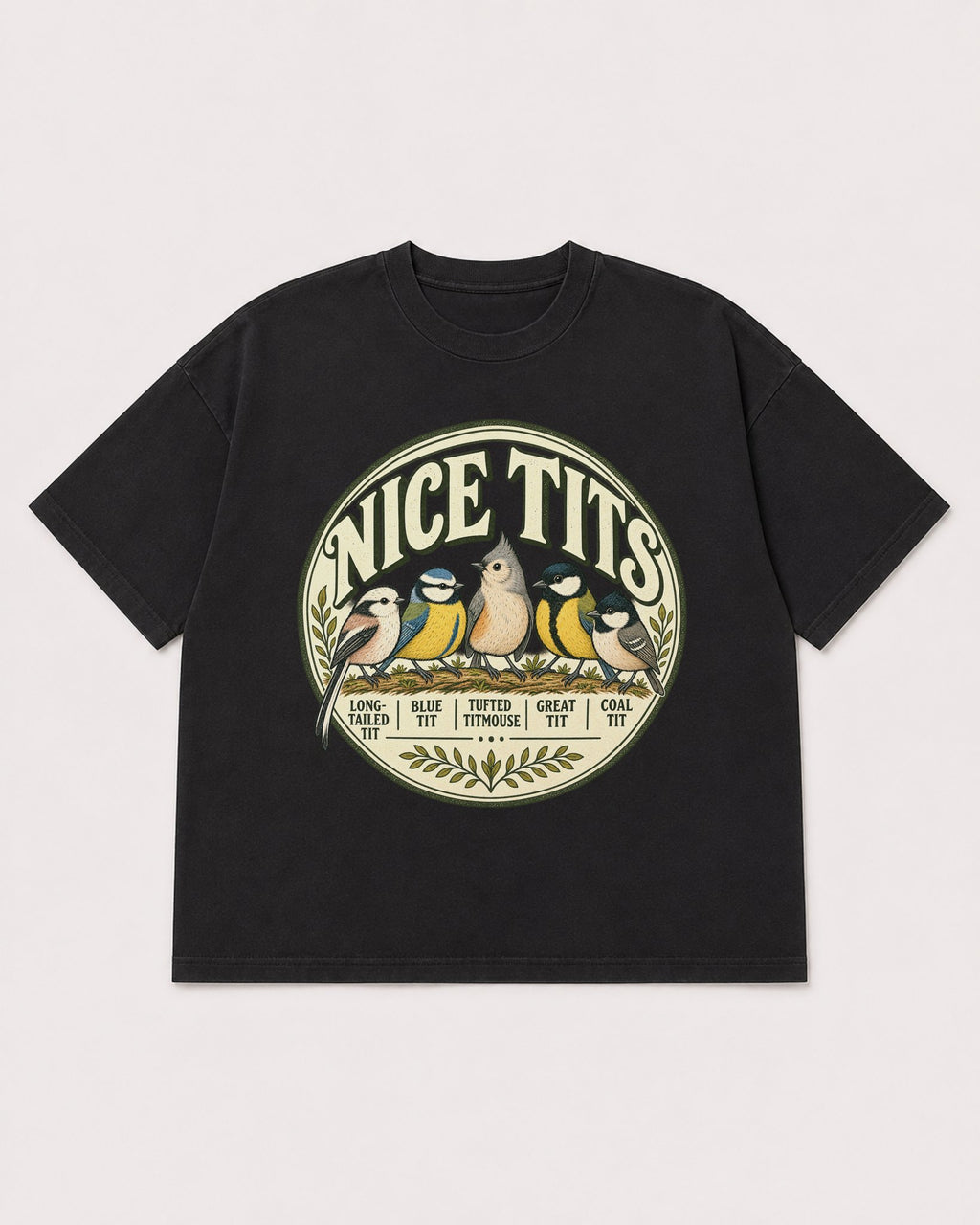 Mockup Boxy Heavyweight Tee Black product