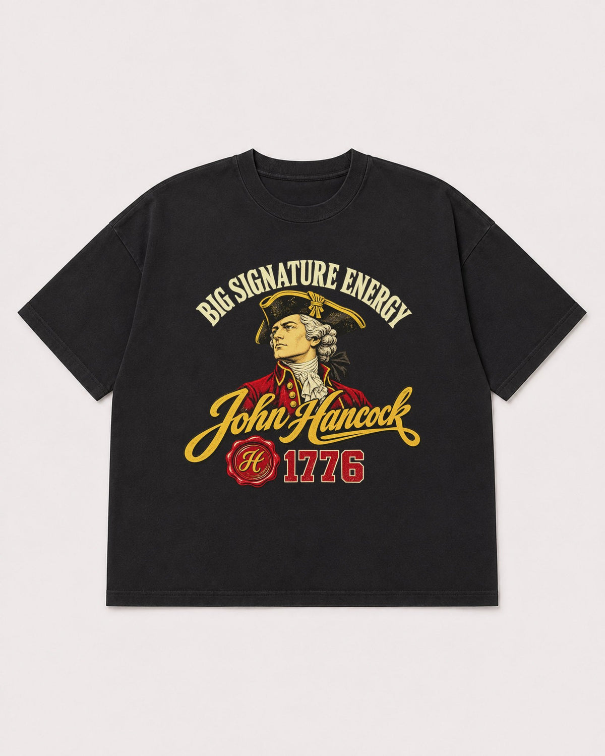 Mockup Boxy Heavyweight Tee Black product