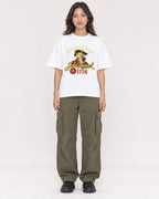 Mockup Boxy Heavyweight Tee White female full-body 02