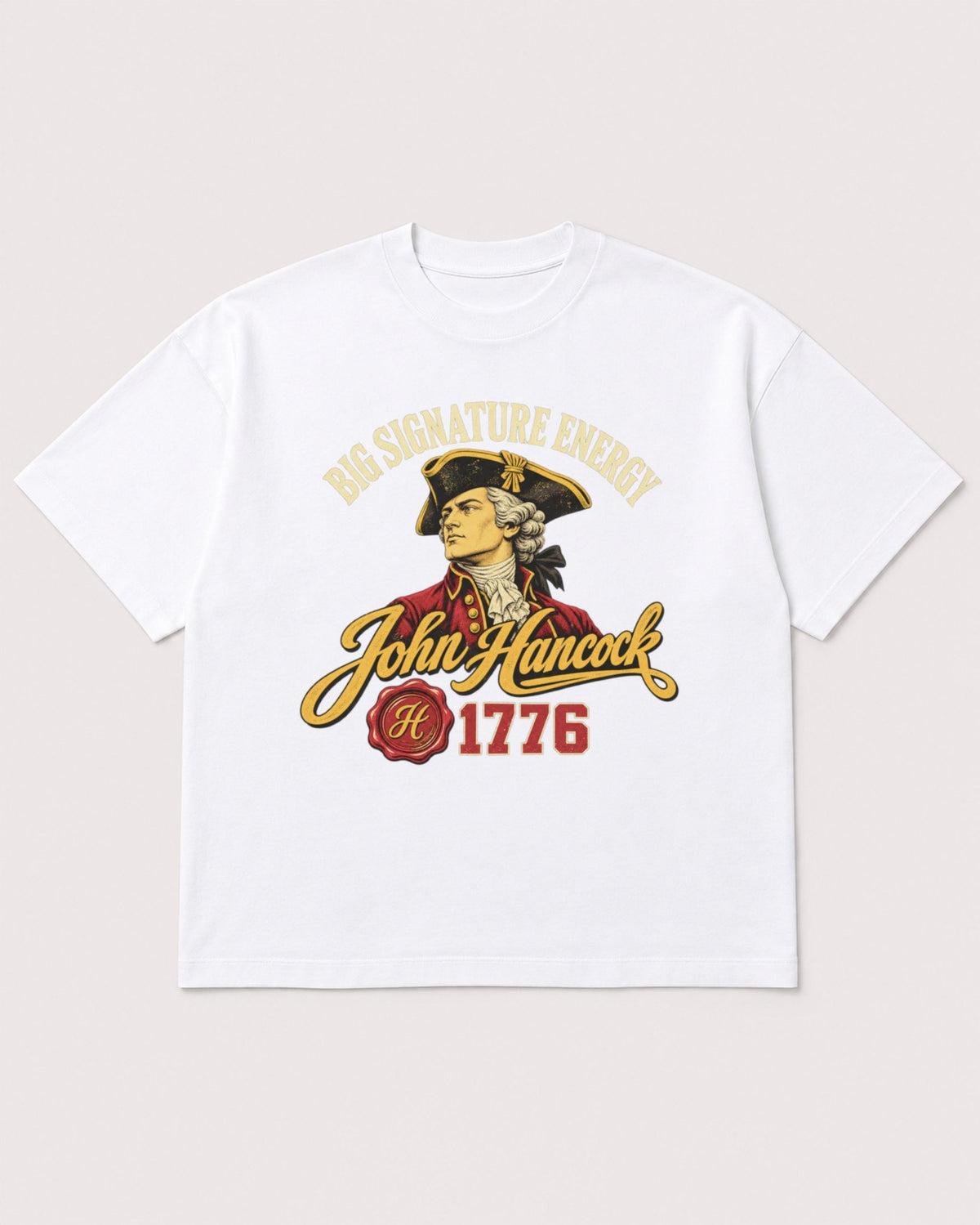 Mockup Boxy Heavyweight Tee White product