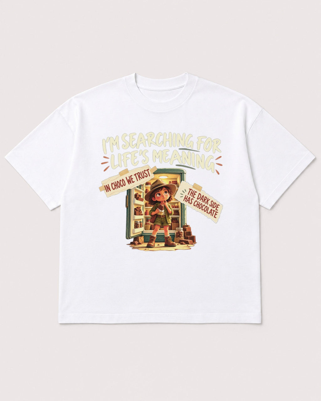 Mockup Boxy Heavyweight Tee White product
