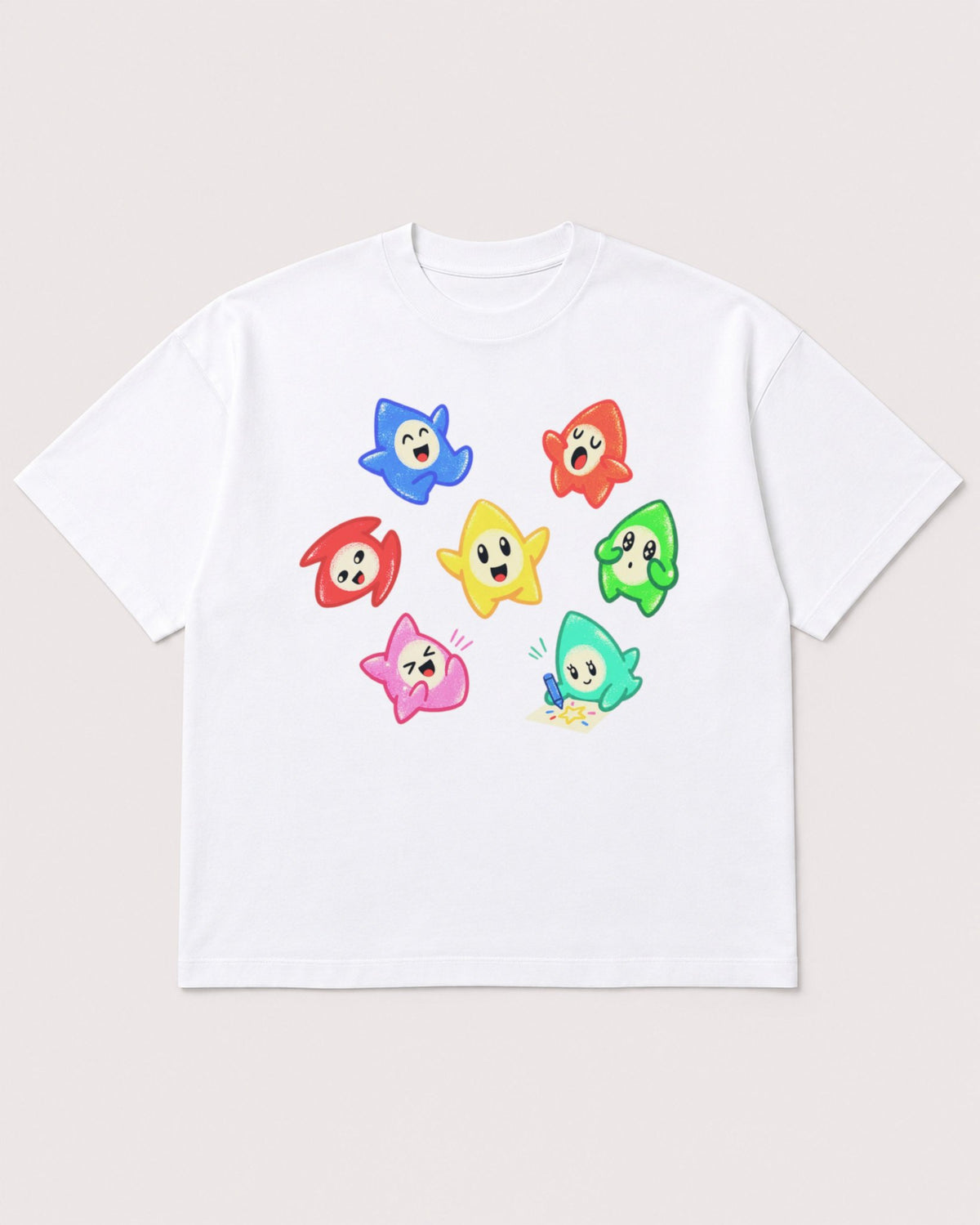 Mockup Boxy Heavyweight Tee White product
