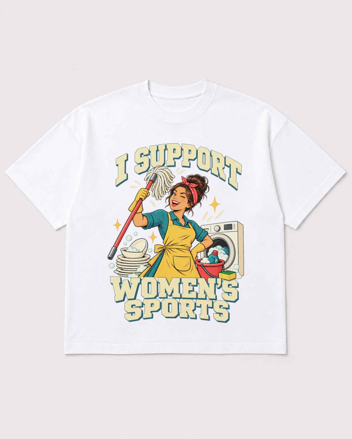 Mockup Boxy Heavyweight Tee White product