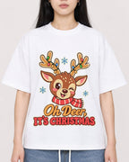 Mockup Boxy Heavyweight Tee White female close-up 01