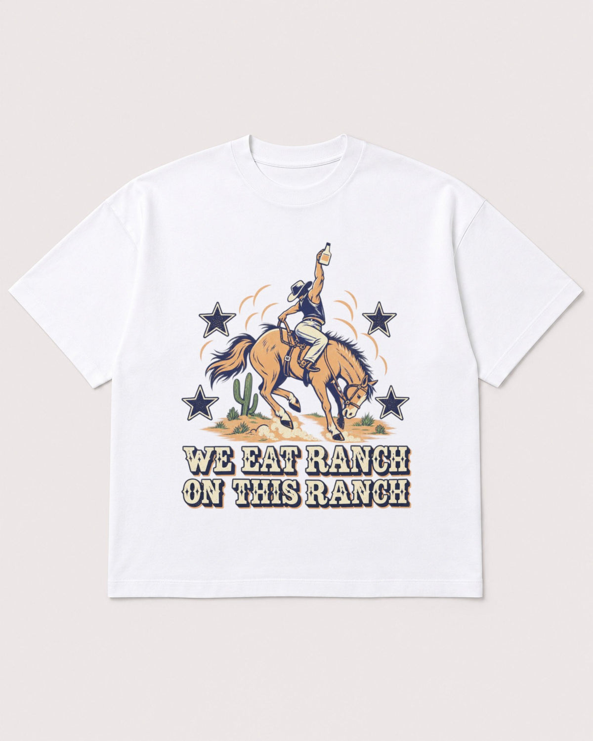 Mockup Boxy Heavyweight Tee White product