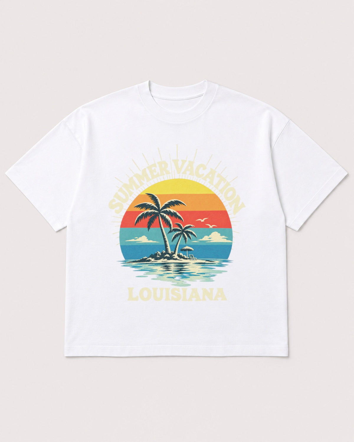 Mockup Boxy Heavyweight Tee White product