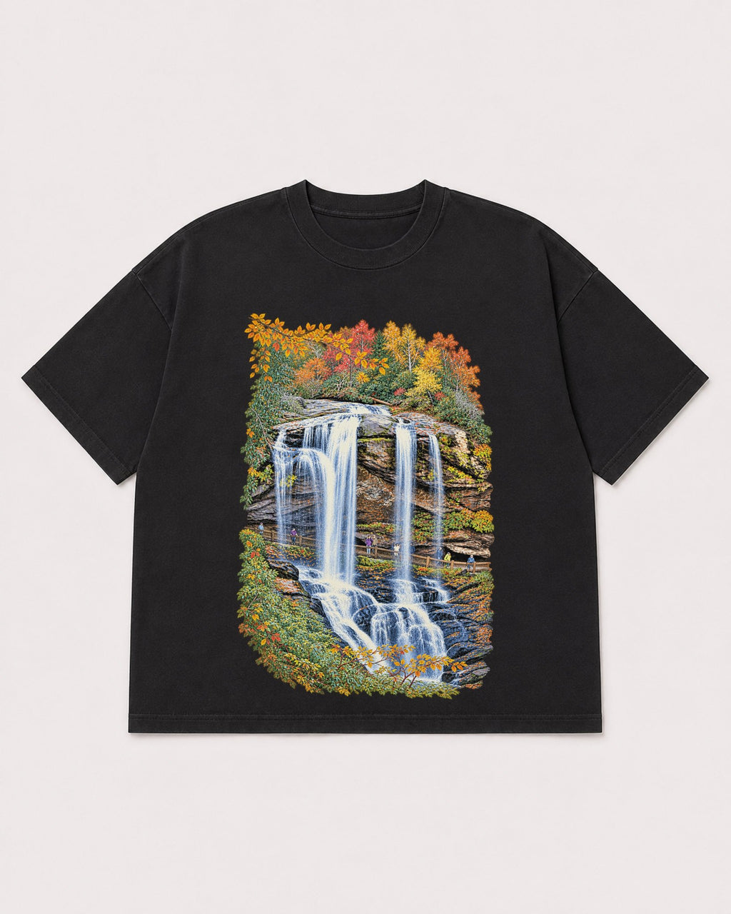 Mockup Boxy Heavyweight Tee Black product