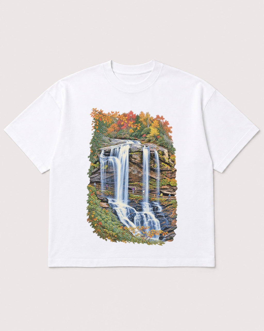 Mockup Boxy Heavyweight Tee White product