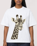 Mockup Boxy Heavyweight Tee White female close-up 04