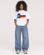 Mockup Boxy Heavyweight Tee White female full-body 05