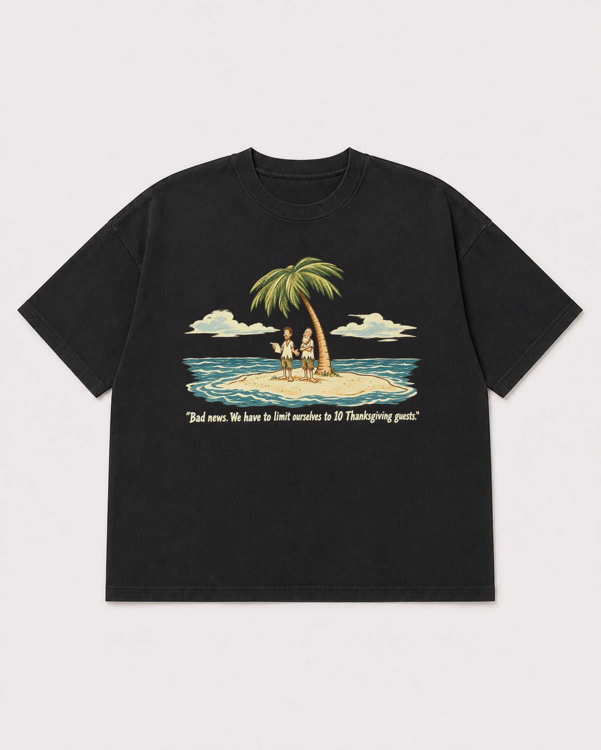 Mockup Boxy Heavyweight Tee Black product