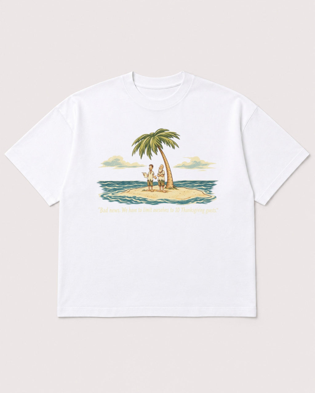 Mockup Boxy Heavyweight Tee White product