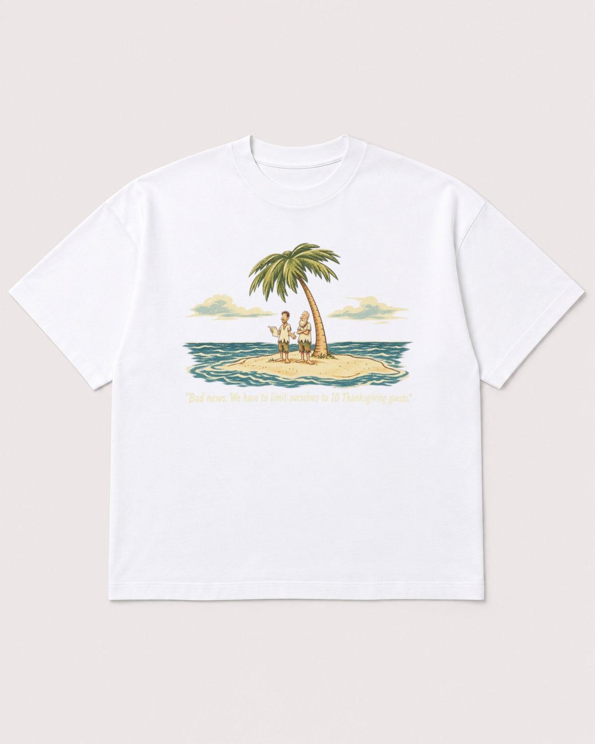 Mockup Boxy Heavyweight Tee White product