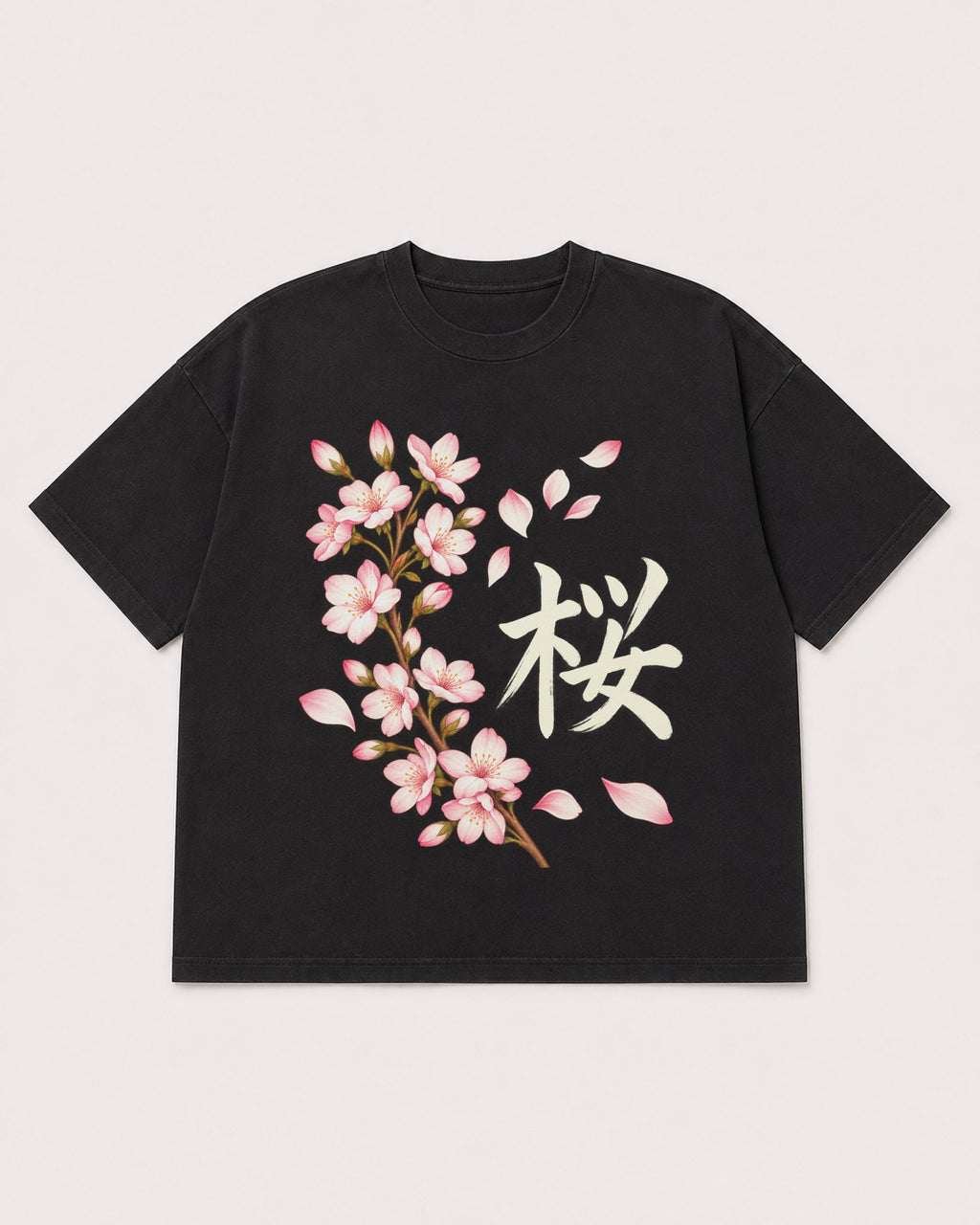 Mockup Boxy Heavyweight Tee Black product