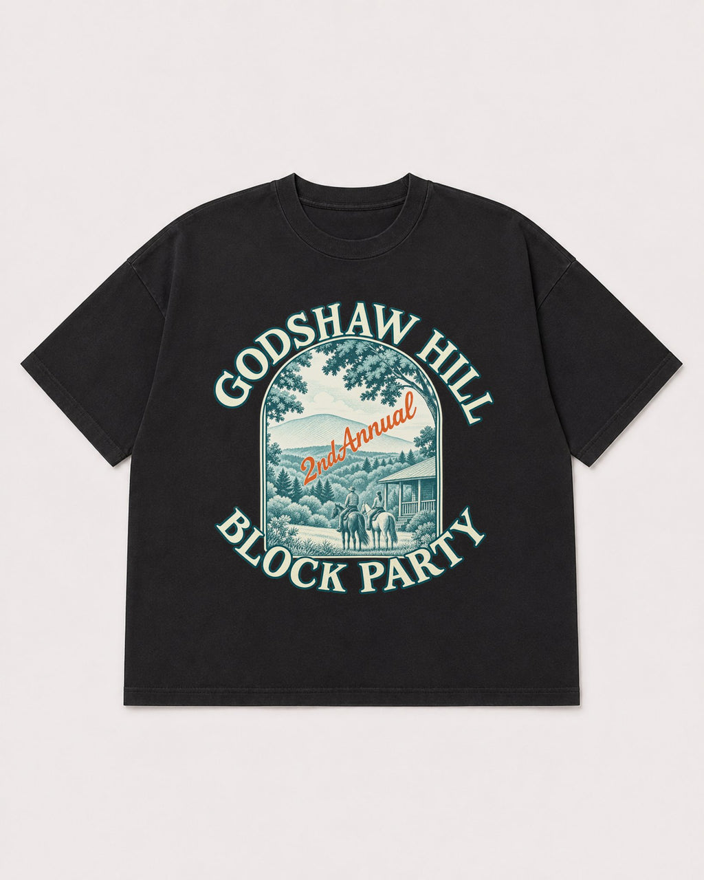Mockup Boxy Heavyweight Tee Black product