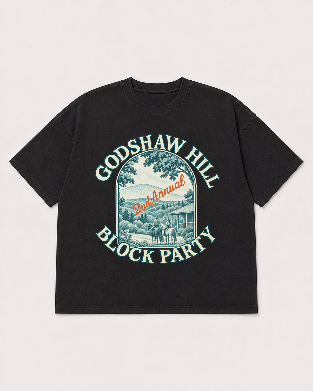 Mockup Boxy Heavyweight Tee Black product