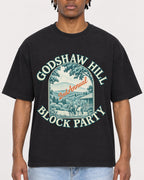 Mockup Boxy Heavyweight Tee Black male close-up 05