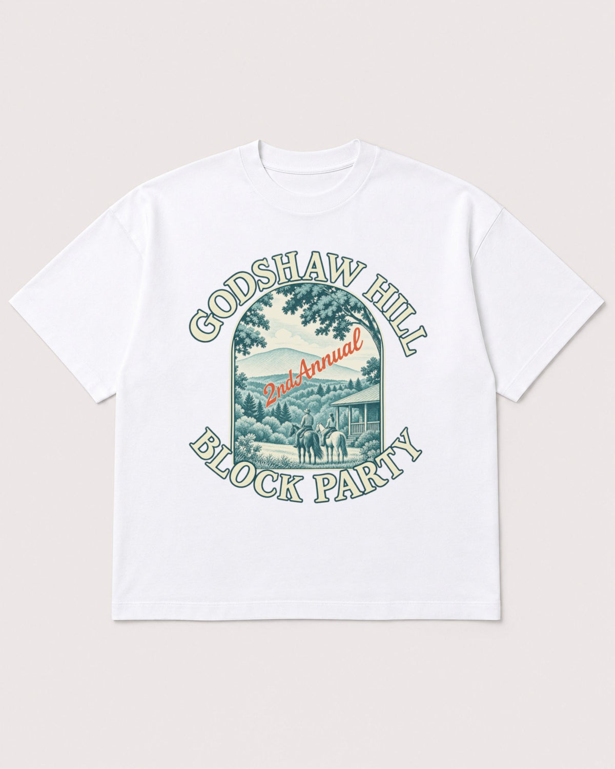 Mockup Boxy Heavyweight Tee White product