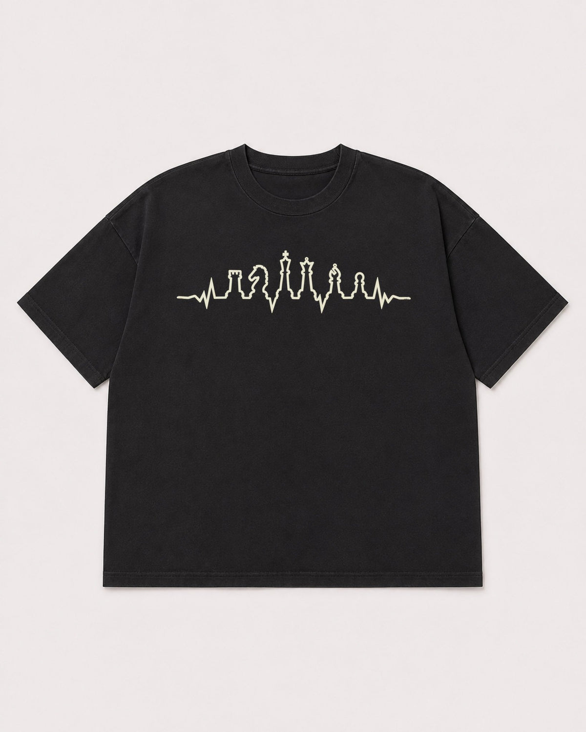 Mockup Boxy Heavyweight Tee Black product