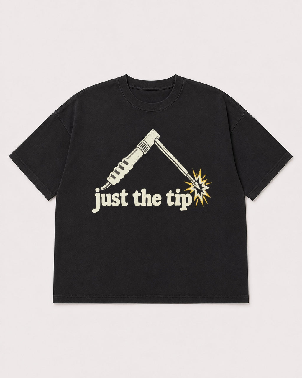 Mockup Boxy Heavyweight Tee Black product